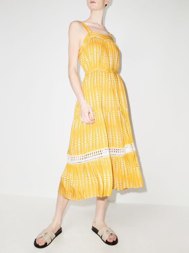Welele Print Midi Dress
