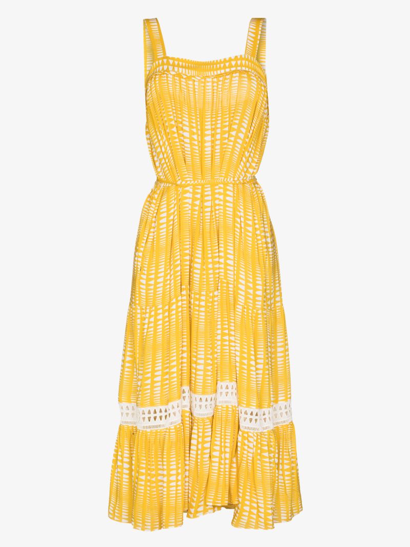 Welele Print Midi Dress