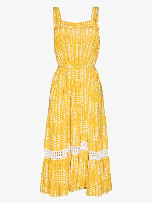Welele Print Midi Dress