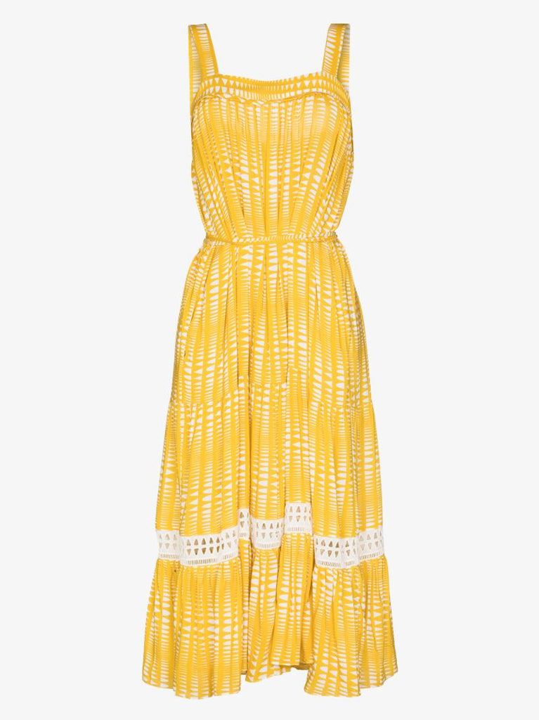 Welele Print Midi Dress