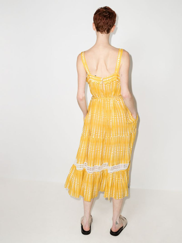 Welele Print Midi Dress