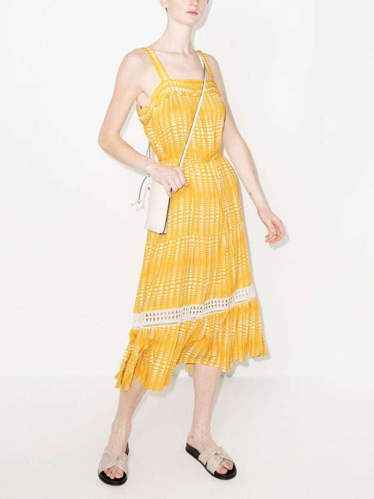 Welele Print Midi Dress