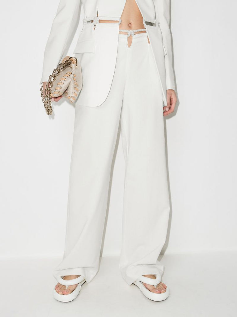 MacramÃ_x0083_Â© Wide Leg Trousers