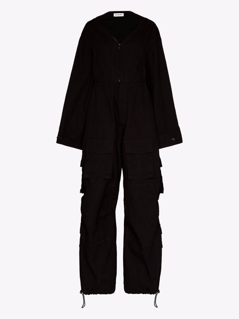 Cargo Cotton Jumpsuit