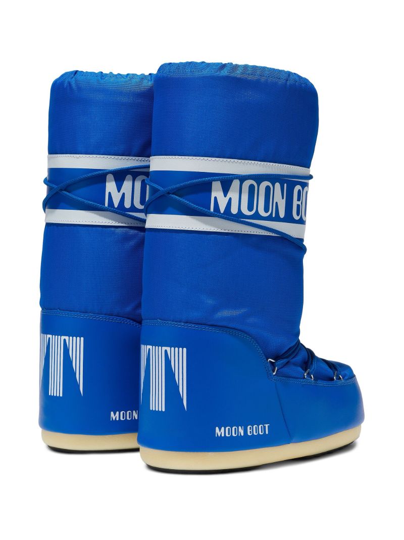 Blue Icon Snow Boots