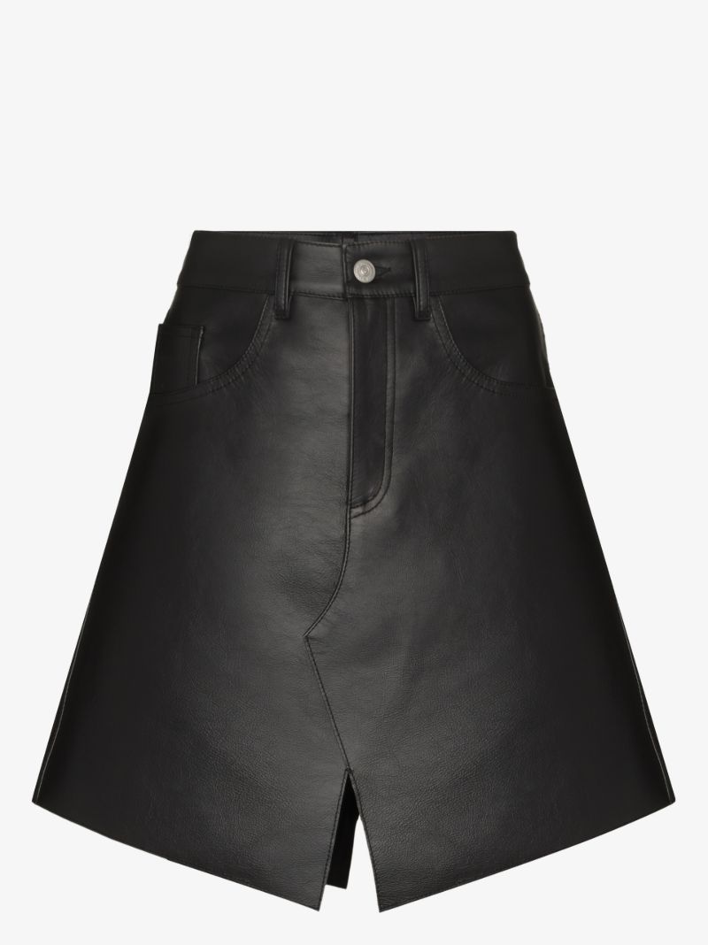 Leather Mini Skirt