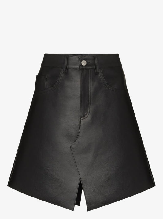 Leather Mini Skirt