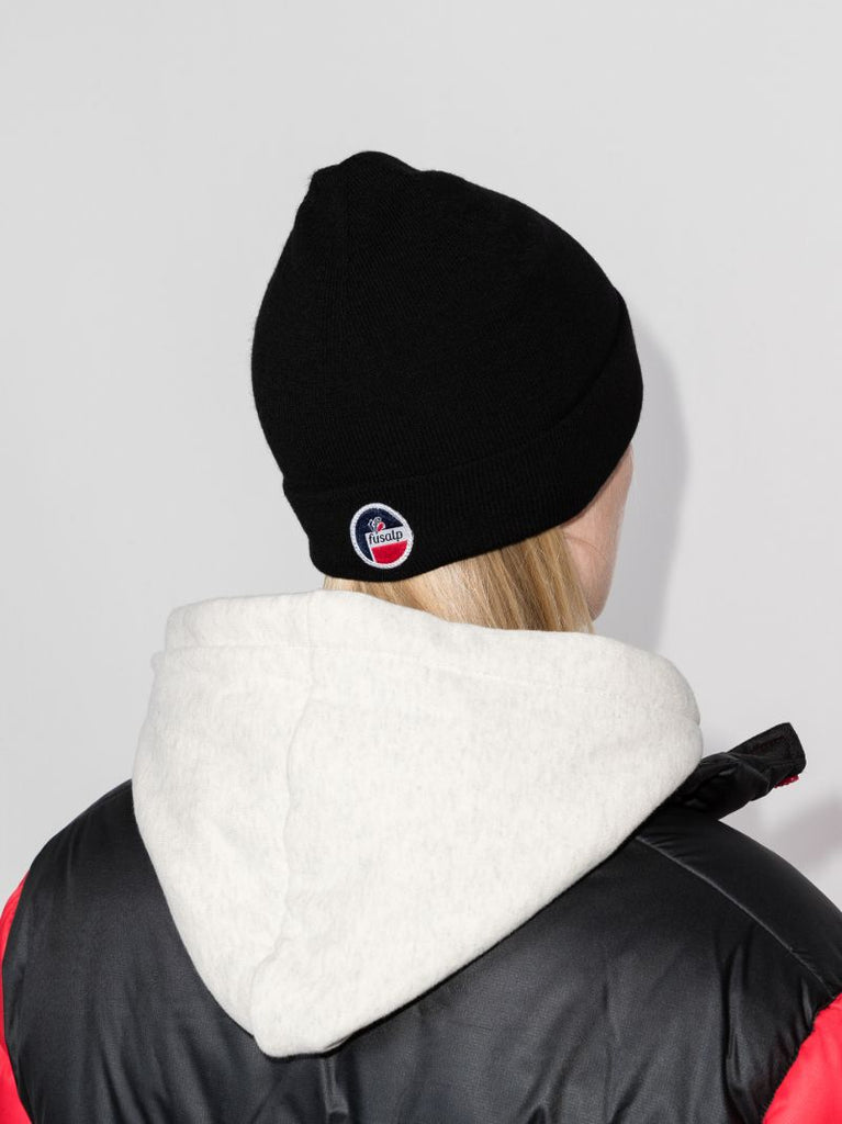 Black Styx Wool Beanie Hat