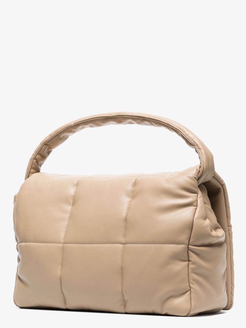 Neutral Wanda Faux Leather Shoulder Bag