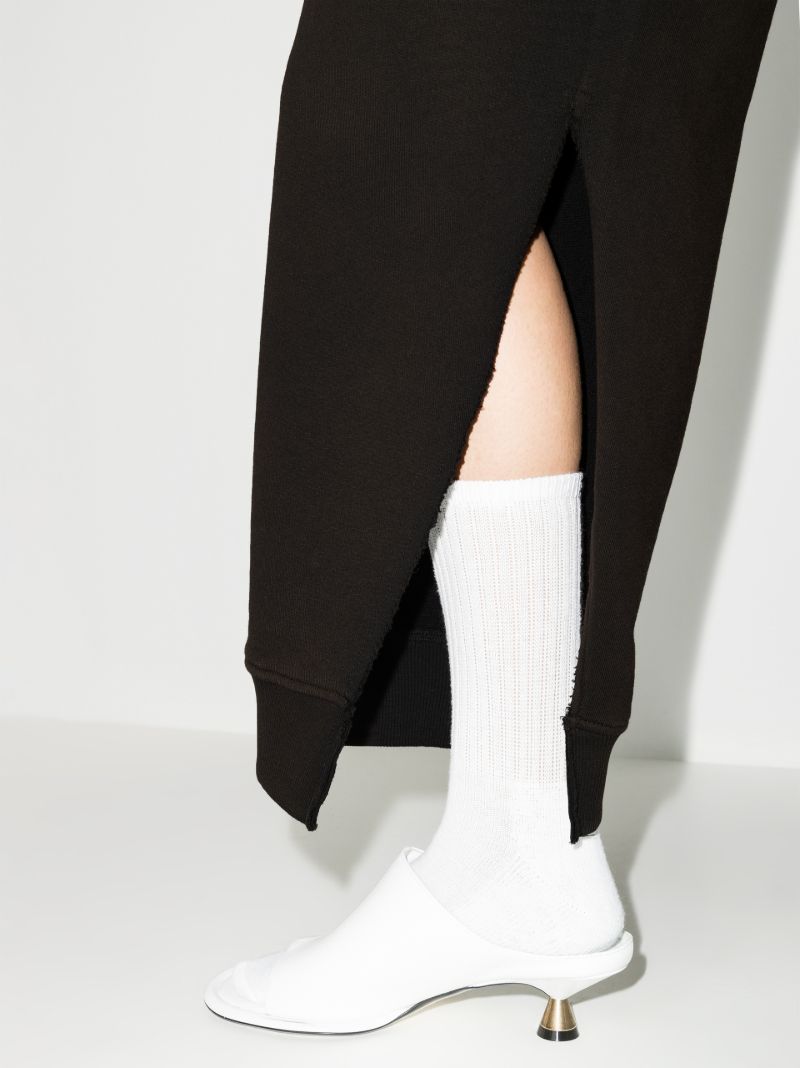 Slit Cotton Track Pants