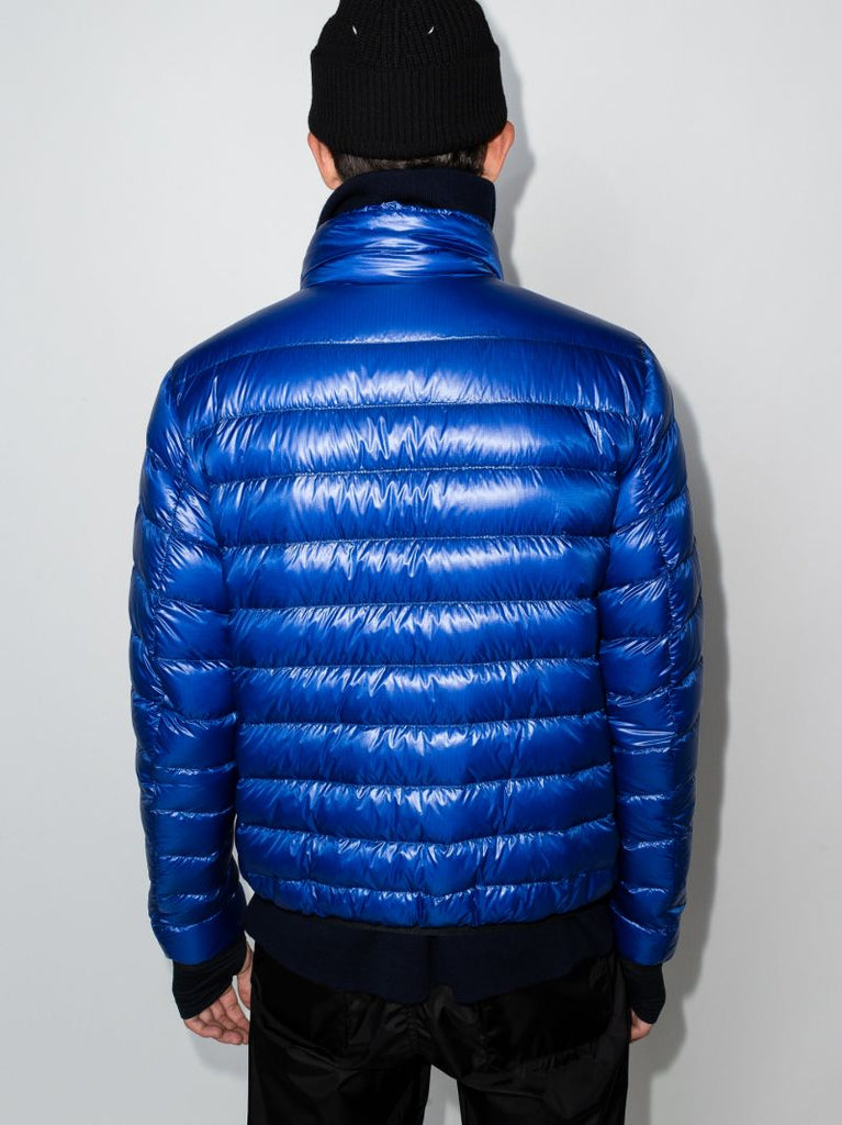 Blue Hers Quilted Down Jacket