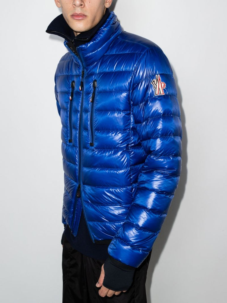 Blue Hers Quilted Down Jacket