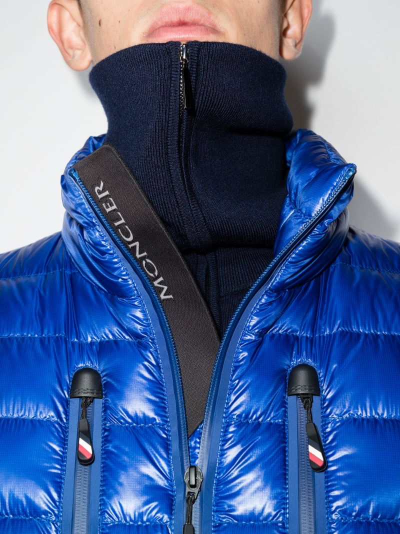 Blue Hers Quilted Down Jacket