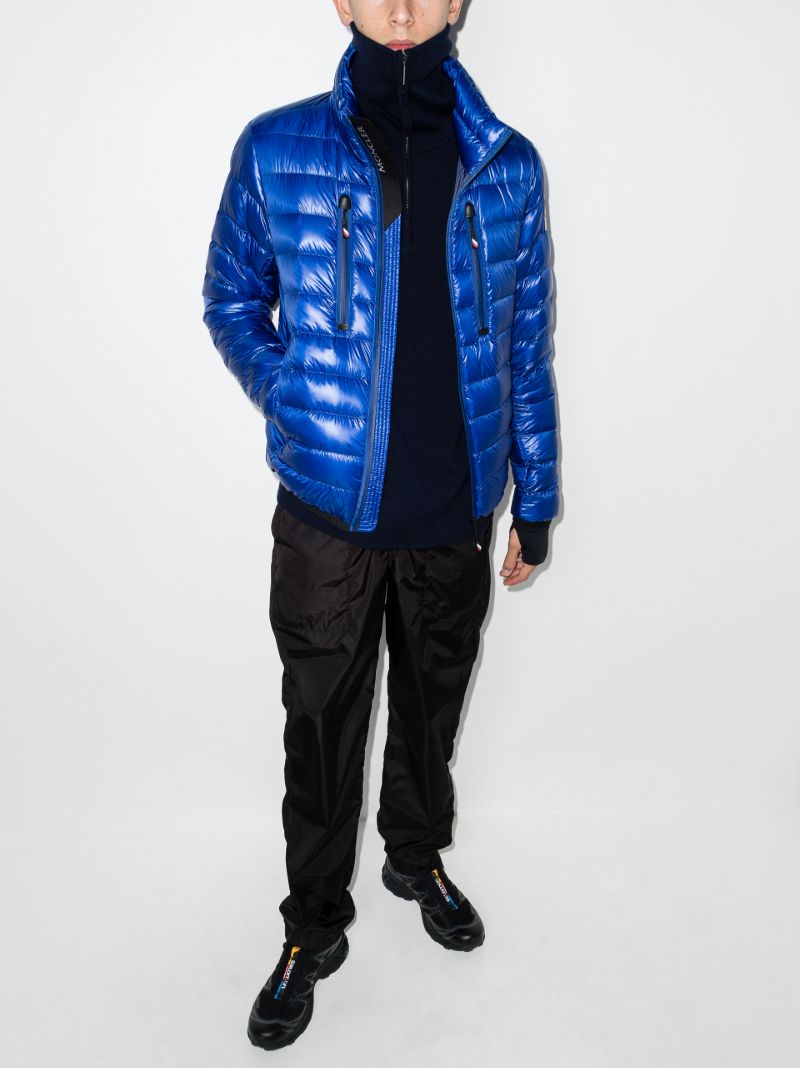 Blue Hers Quilted Down Jacket