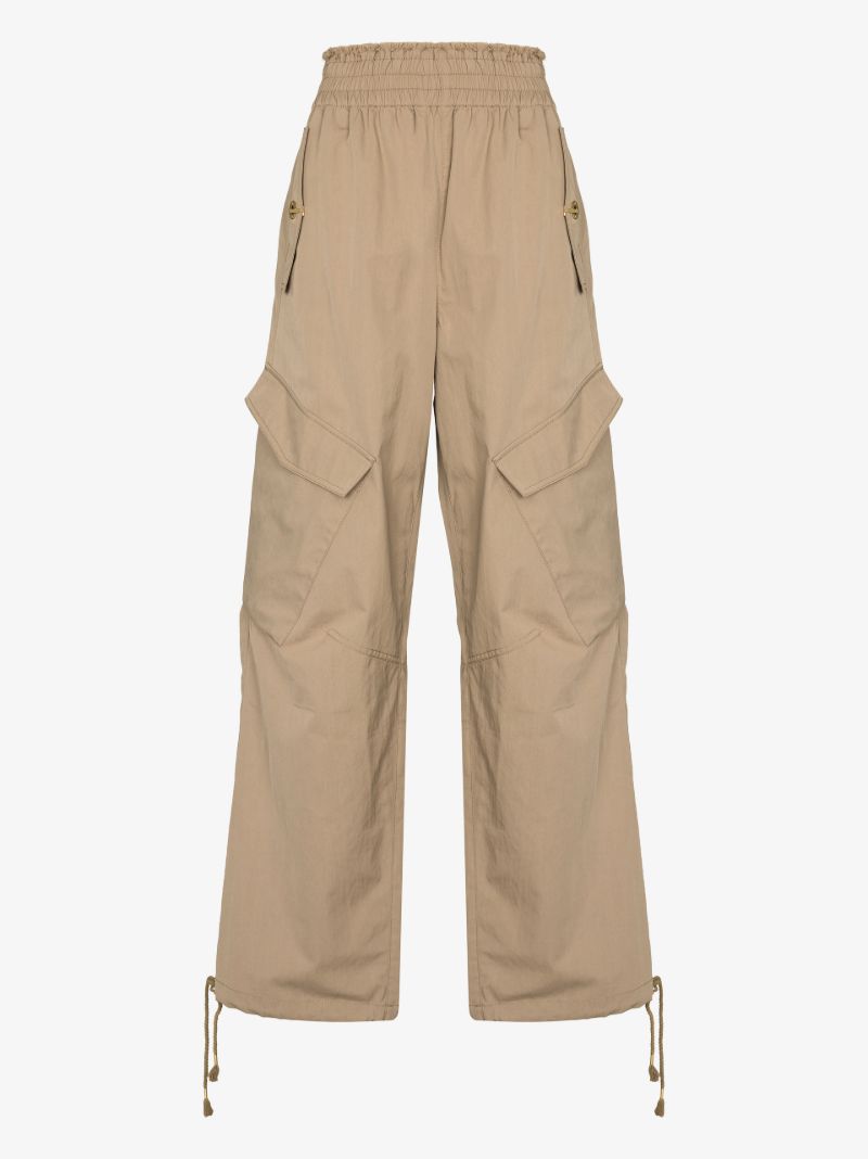 Wide Leg Cargo Trousers