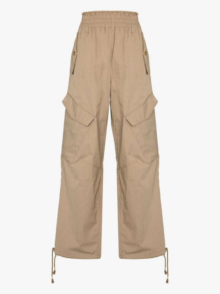 Wide Leg Cargo Trousers