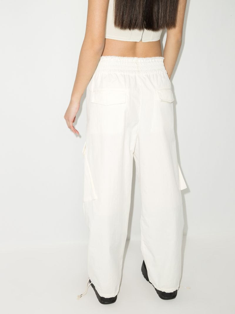 Wide Leg Cargo Trousers