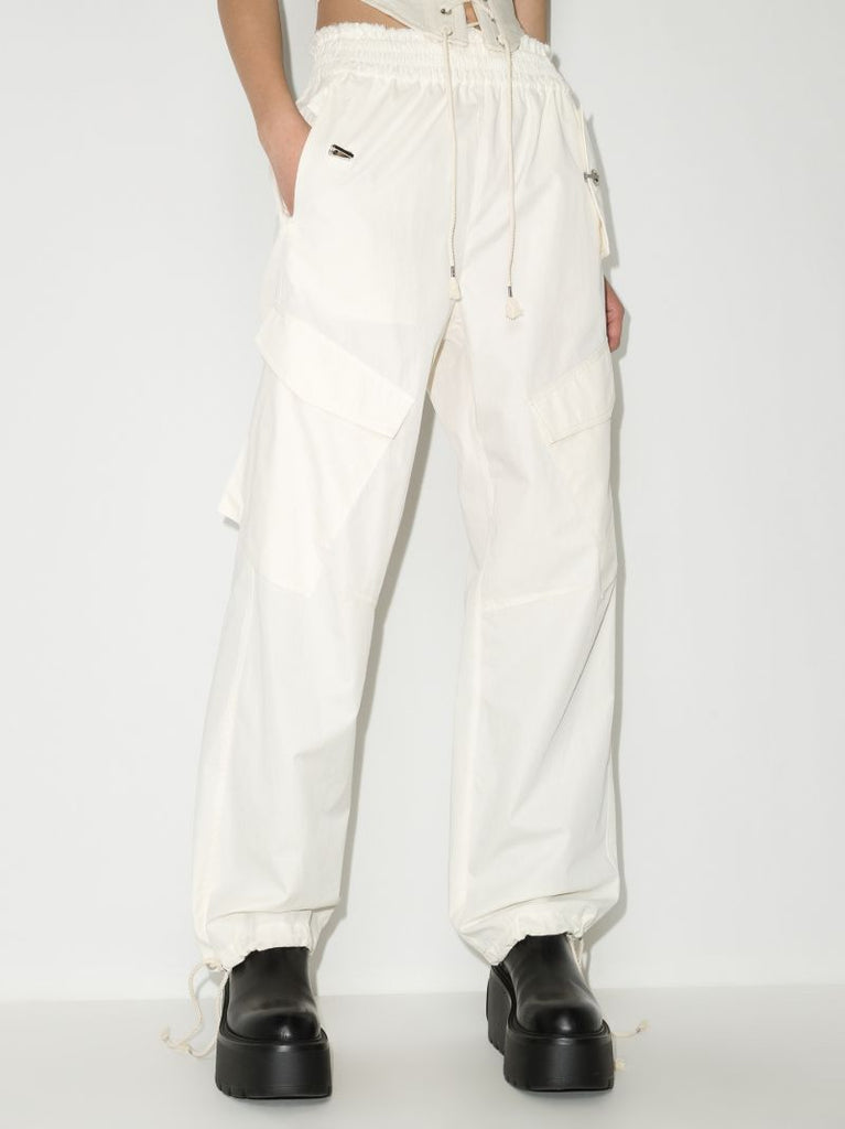 Wide Leg Cargo Trousers