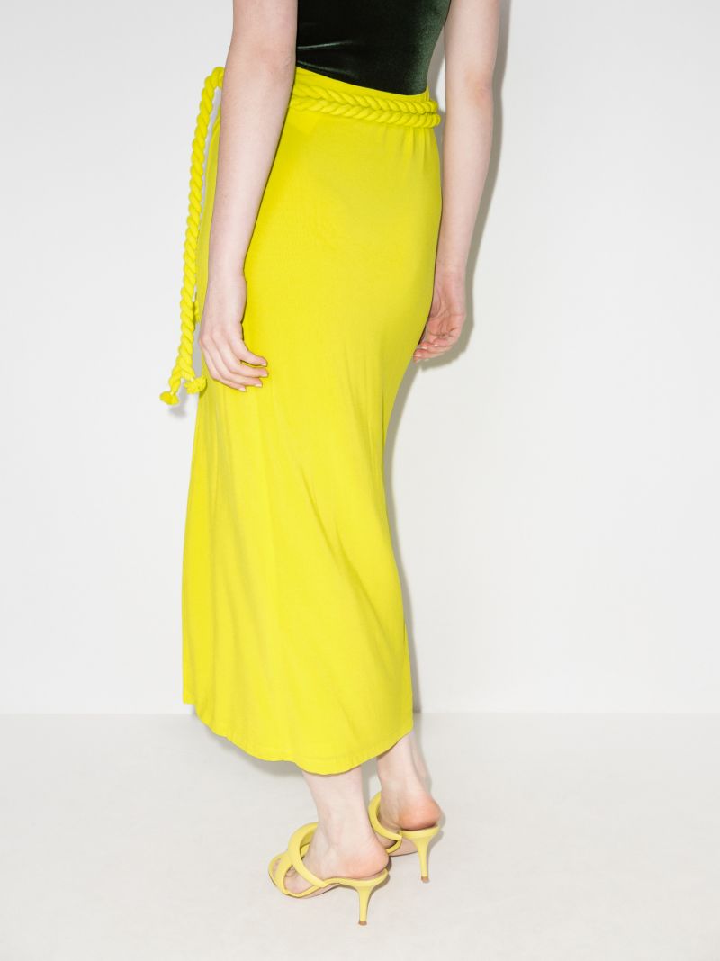 Rope Tie Midi Skirt