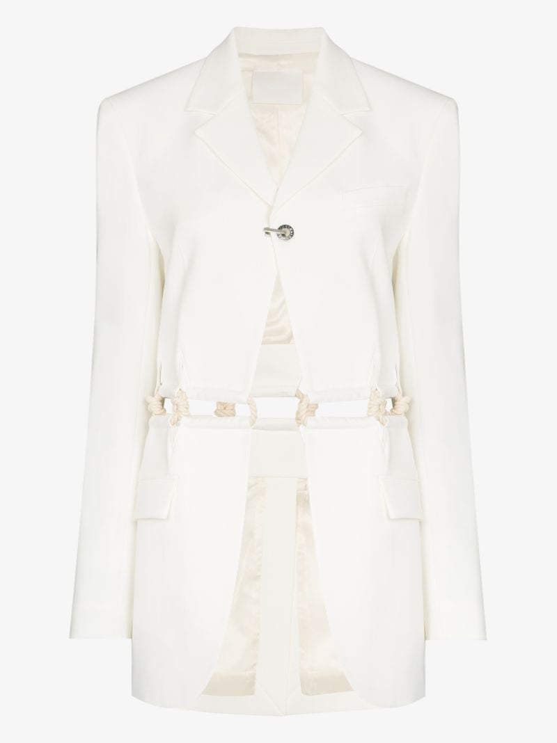 MacramÃ_x0083_Â© Single-breasted Blazer