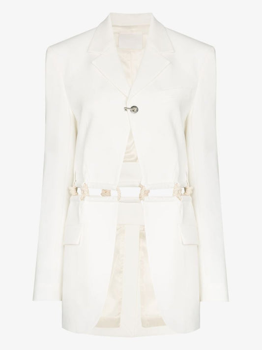 MacramÃ_x0083_Â© Single-breasted Blazer