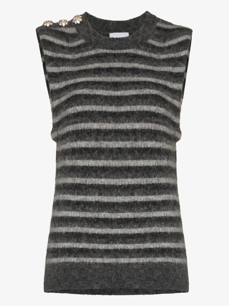 Striped Wool Sweater Vest