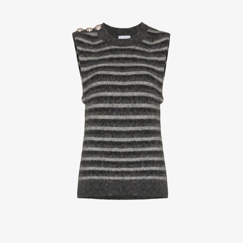 Striped Wool Sweater Vest