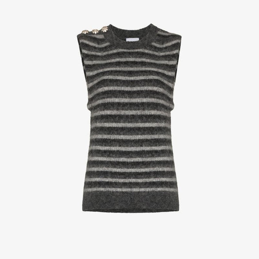 Striped Wool Sweater Vest
