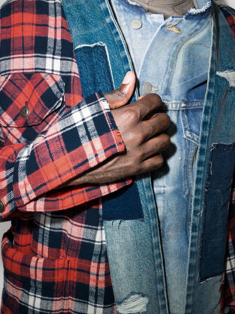Plaid Cotton Cardigan