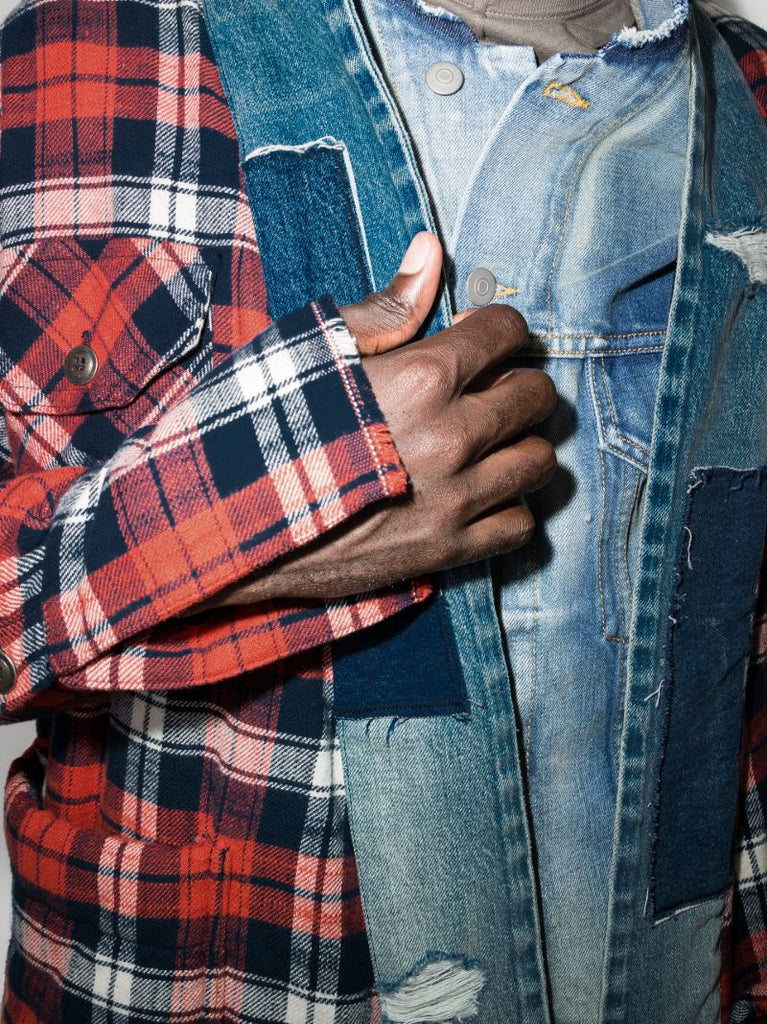 Plaid Cotton Cardigan
