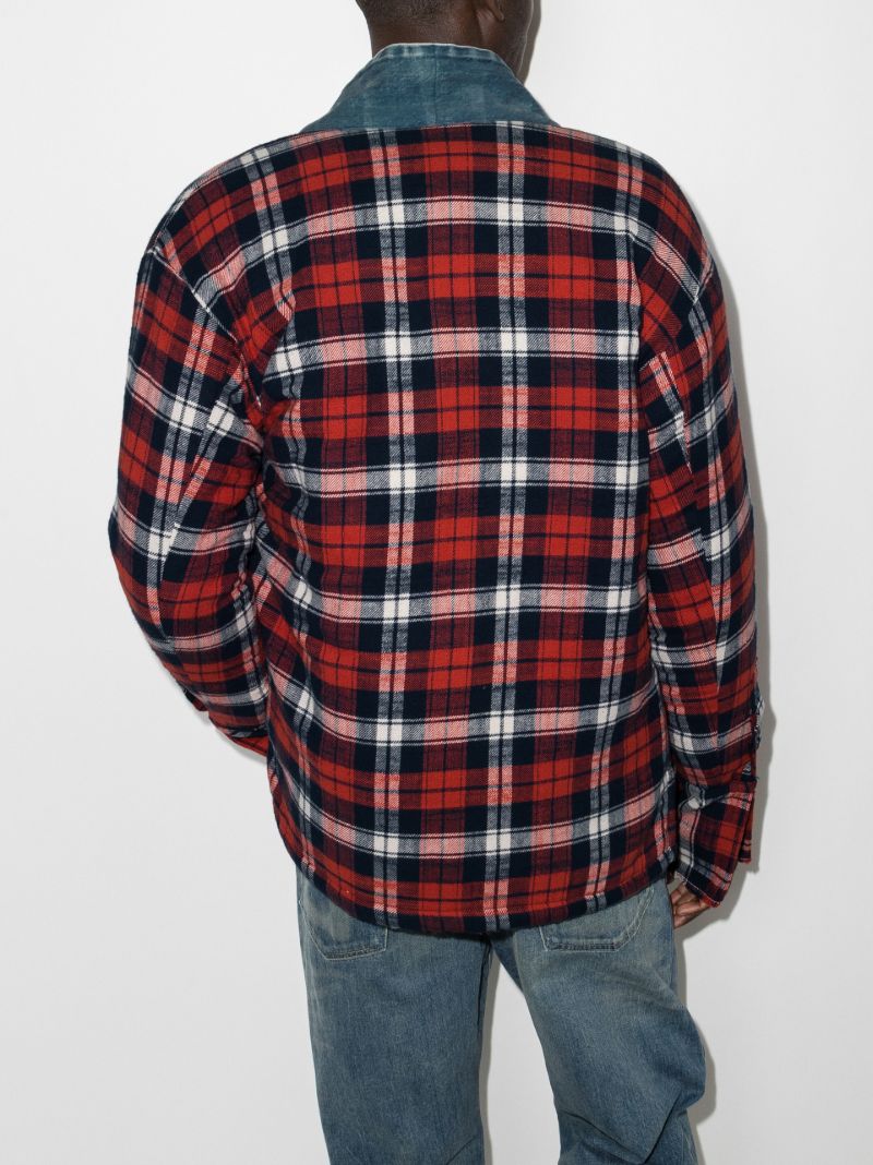 Plaid Cotton Cardigan