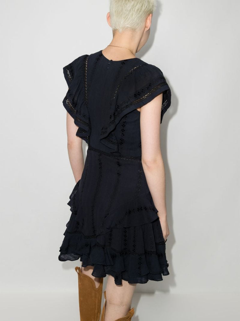 Jaudrey Ruffled Broderie Anglaise Dress