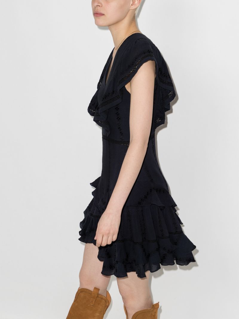 Jaudrey Ruffled Broderie Anglaise Dress