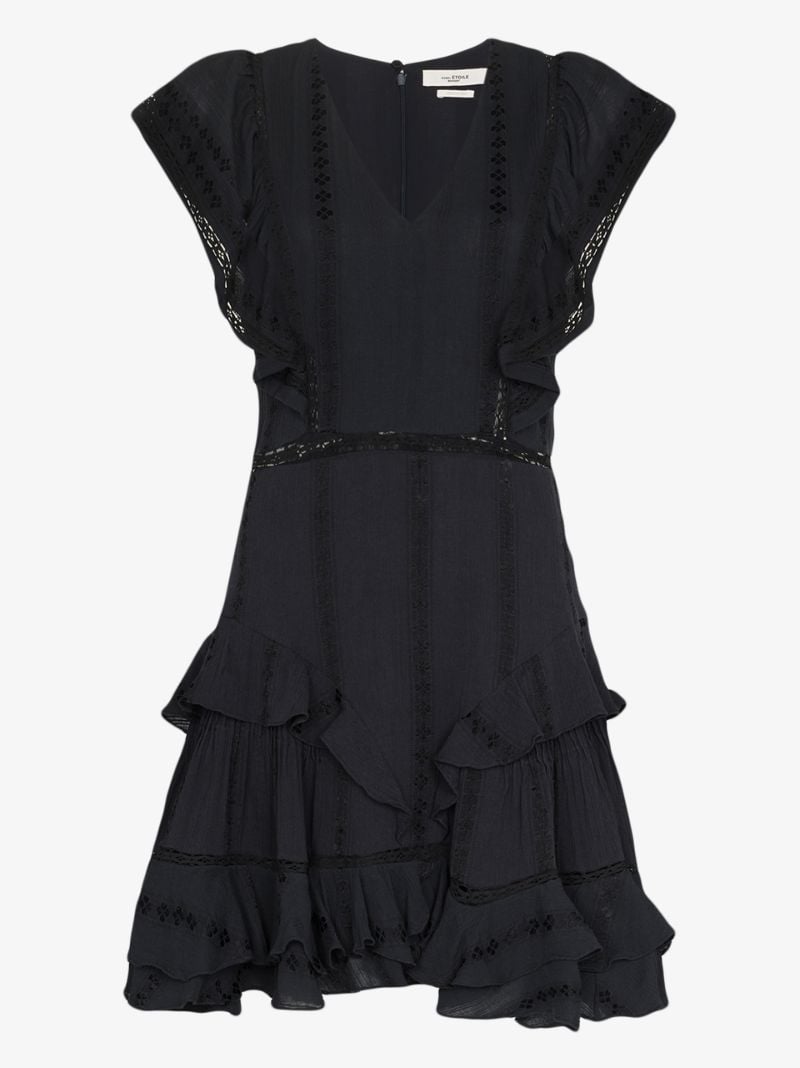 Jaudrey Ruffled Broderie Anglaise Dress