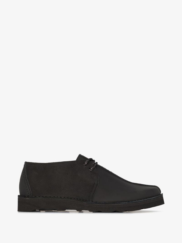 Black Trek Hiker Lace-up Shoes