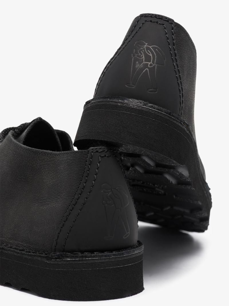 Black Trek Hiker Lace-up Shoes