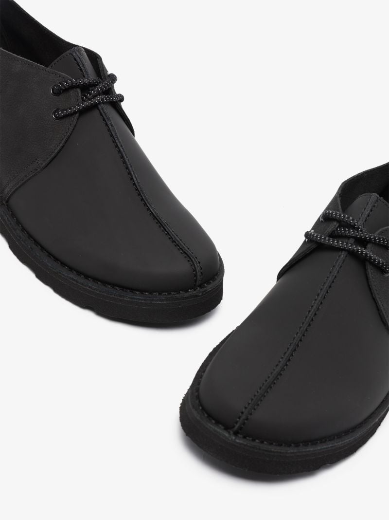 Black Trek Hiker Lace-up Shoes