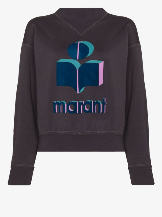 Moby Logo Cotton Sweatshirt
