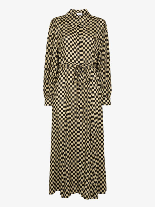 Maddison Checkerboard Maxi Dress