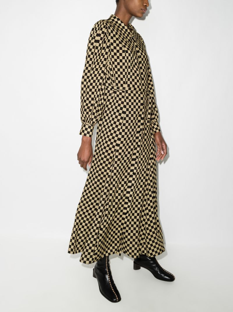 Maddison Checkerboard Maxi Dress