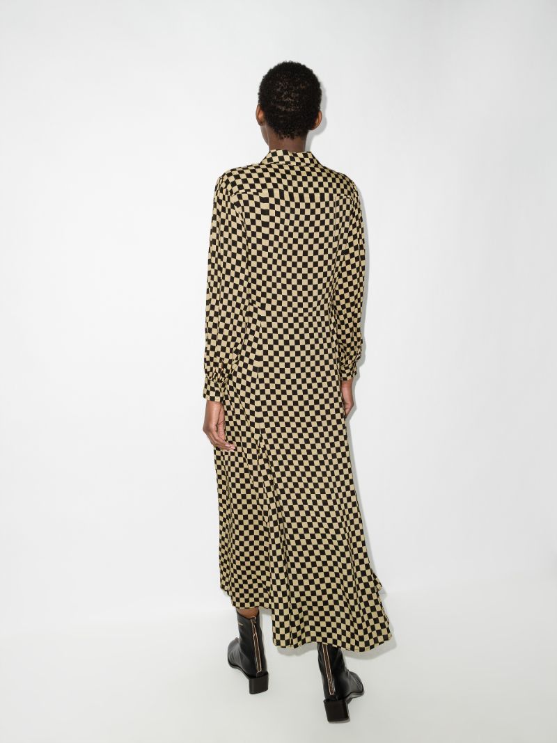 Maddison Checkerboard Maxi Dress