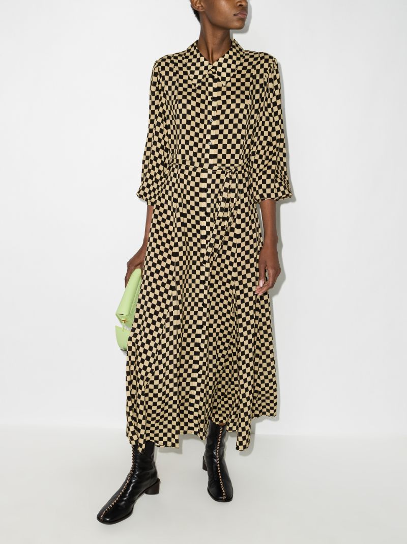 Maddison Checkerboard Maxi Dress