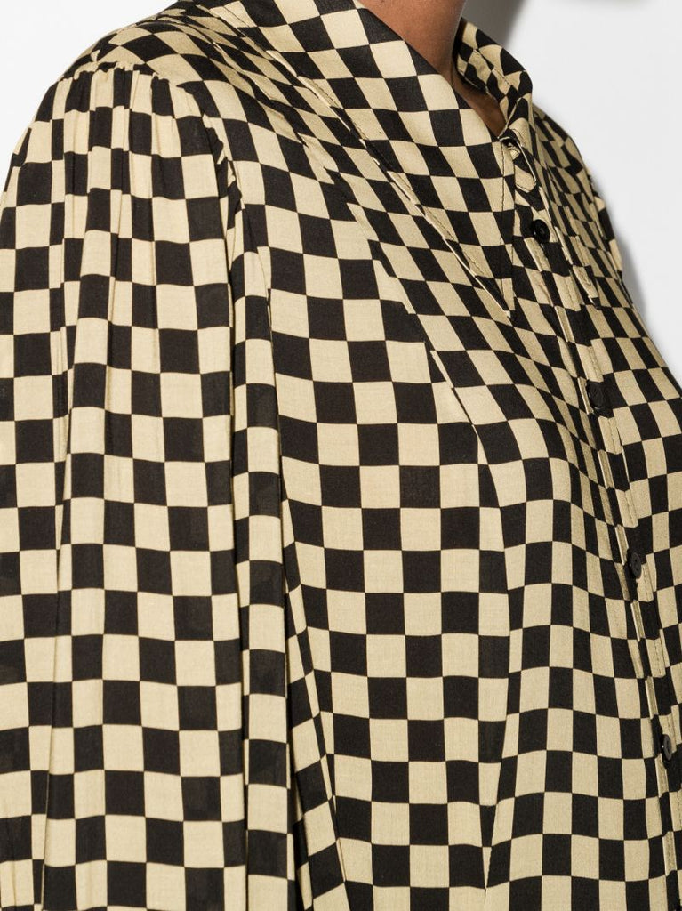 Maddison Checkerboard Maxi Dress
