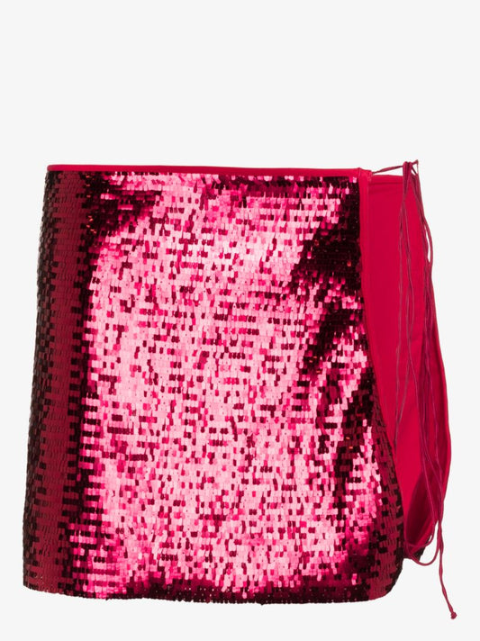 Sequin Wrap Skirt