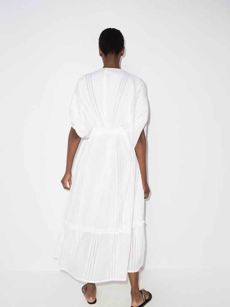 Abira V-neck Cotton Dress