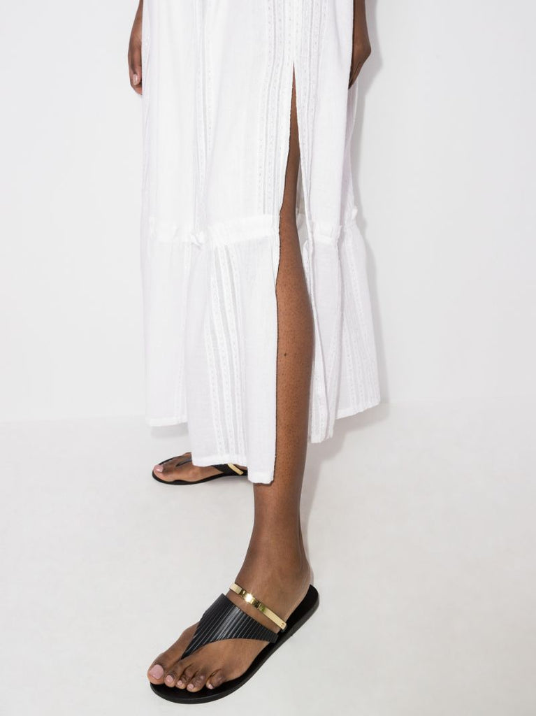 Abira V-neck Cotton Dress