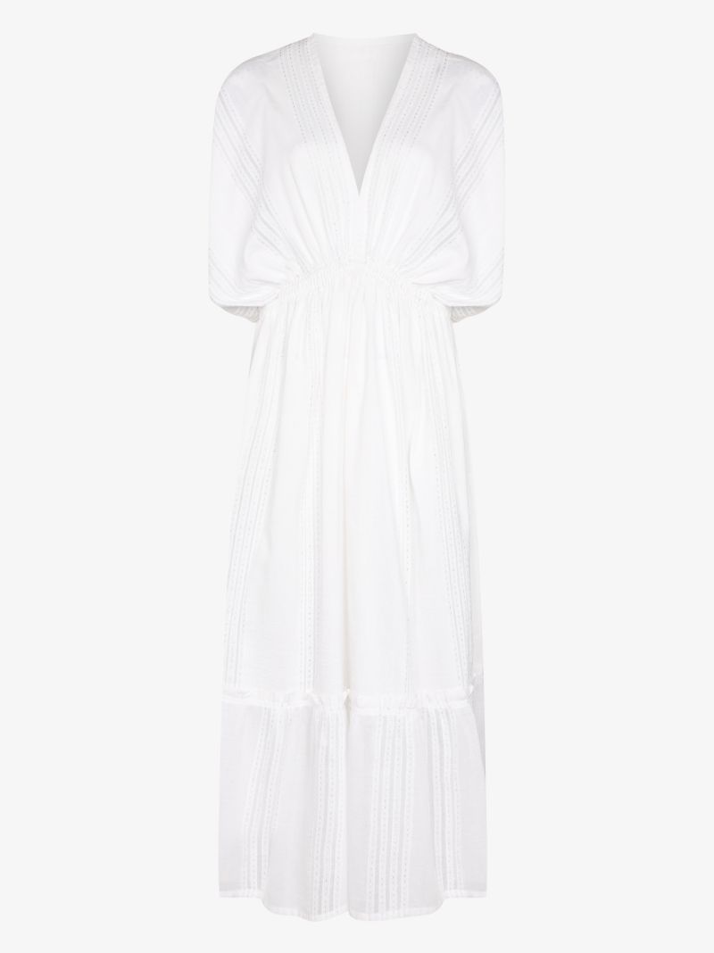 Abira V-neck Cotton Dress