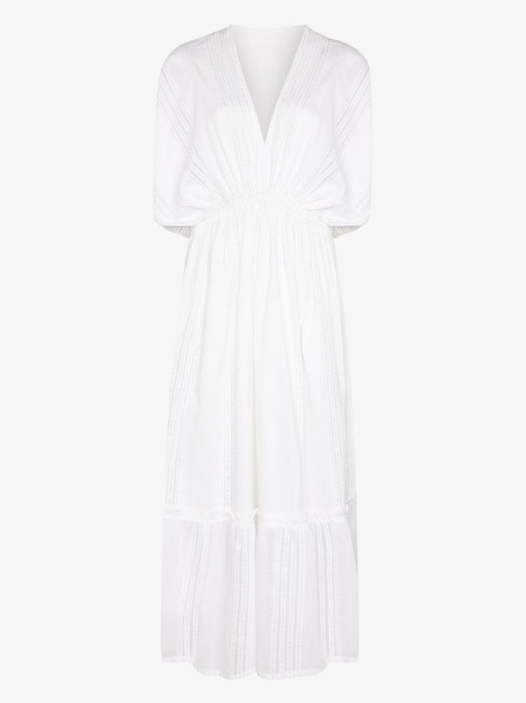 Abira V-neck Cotton Dress