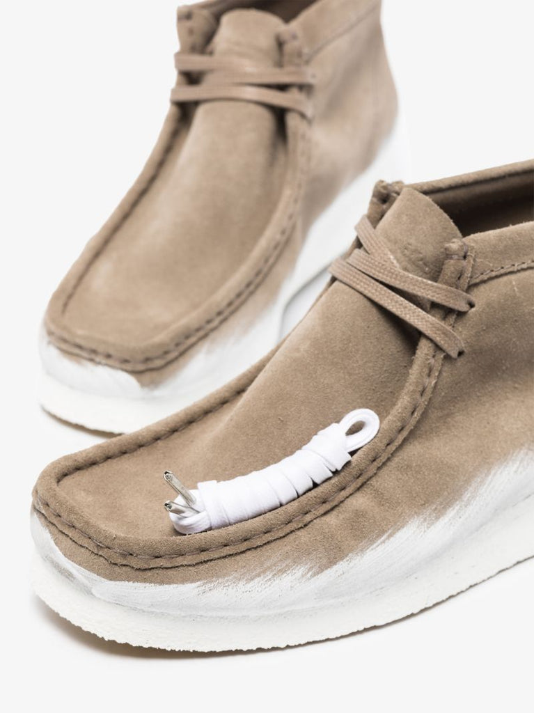 Neutral Wallabee Suede Boots