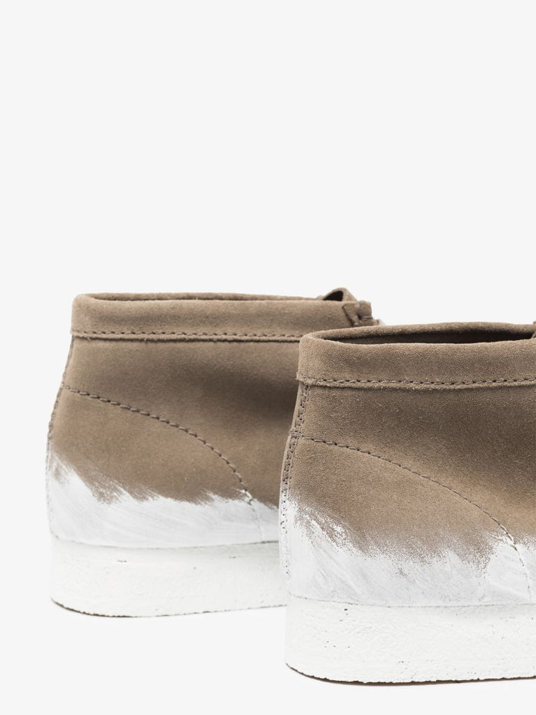 Neutral Wallabee Suede Boots